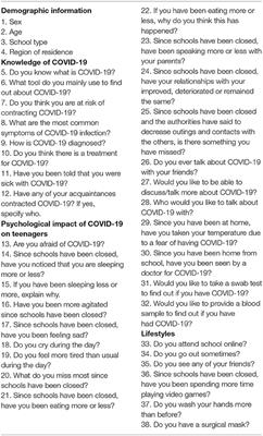 Development of Psychological Problems Among Adolescents During School Closures Because of the COVID-19 Lockdown Phase in Italy: A Cross-Sectional Survey